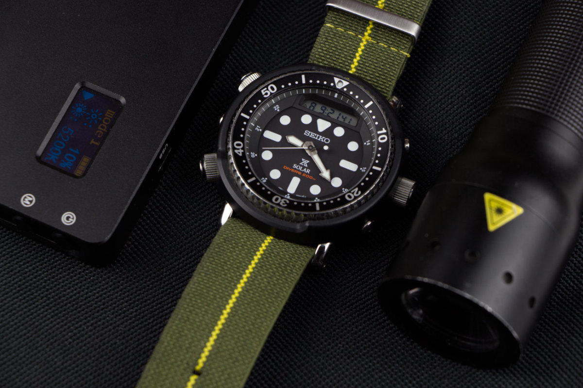 Seiko SNJ025P1 on ISO 6425 Diver's 200 sertifioitu.