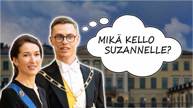 Mikä kello presidentin puolisolle?